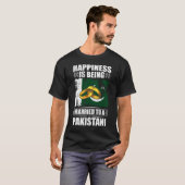 Geluk wordt getrouwd met een Pakistaan T-shirt (Voorkant volledig)