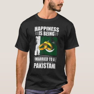 Geluk wordt getrouwd met een Pakistaans Pakistan T-shirt