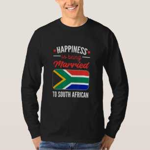 Geluk wordt getrouwd met een Zuid-Afrikaans T-shirt