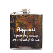 Geluk wordt gevonden langs de manier waarop de Fot Heupfles (Voorkant)