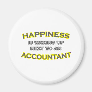 Geluk wordt wakker naast een accountant magneet