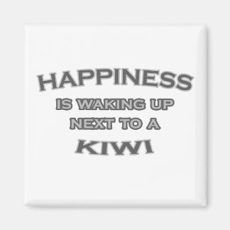 Geluk wordt wakker naast een Kiwi Magneet