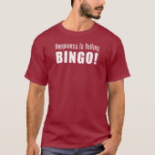 Geluk Yelling Bingo (OP DARK) T-shirt (Voorkant)