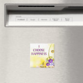 Geluk ...Zelfbevestiging statement magneten (Insitu (Vaatwasser))