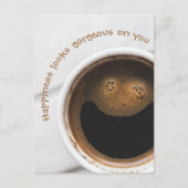 Geluk ziet er prachtig uit briefkaart (Voorkant)