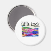 Geluk zit in Little Rock Magneet (Voorkant / Achterkant)