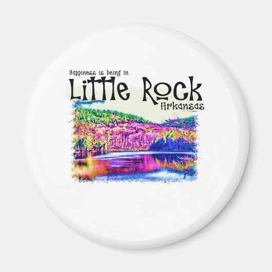 Geluk zit in Little Rock Magneet (Voorkant)