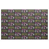 GELUK ZIT IN PARIJS STOF (Fat Quarter)