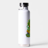 Gelukbrengende Bamboe RVS Waterfles Positief (Rechts)
