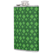 Gelukbrengende Groene Klavers Heupfles (Links)