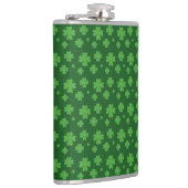 Gelukbrengende Groene Klavers Heupfles (Rechts)