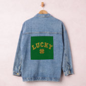 Gelukbrengende Klaver Sint Patrick Denim Jacket (Hangar)