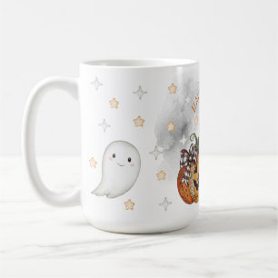 Geluke Boo Halloween koffiemok – Schattig spookach