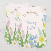 Gelukige Pasen kaart (Voorkant / Achterkant)