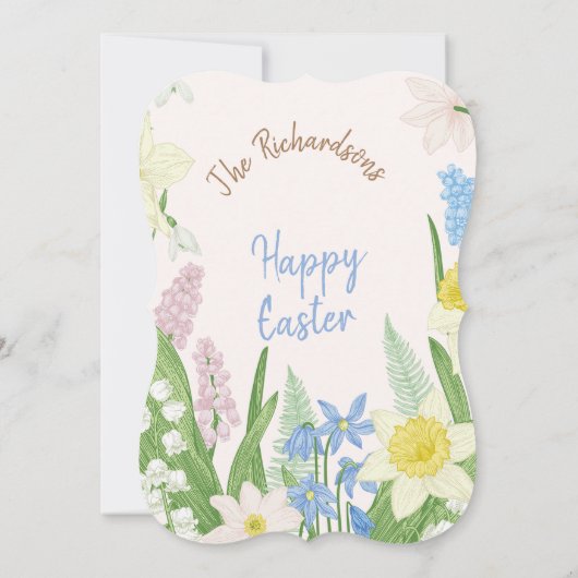 Gelukige Pasen kaart (Achterkant)