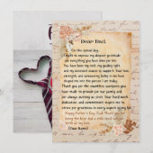 Gelukige Vaderdag kaart (Voorkant / Achterkant)