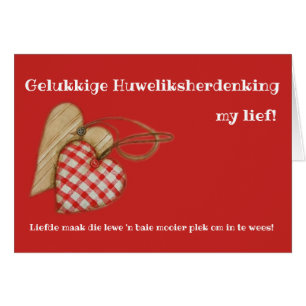 Gelukk Huweliksherdenking mijn leven!