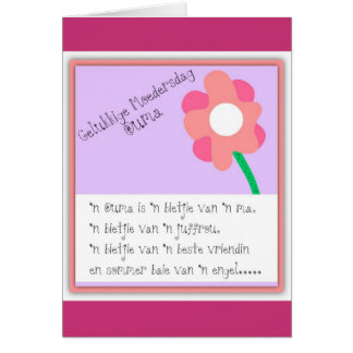 Gelukk ige Moedersdag Ouma