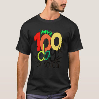Gelukkig 100 dagen school 100ste dag van school on t-shirt