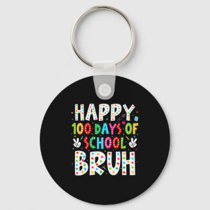Gelukkig 100 dagen school gast 100e dag leraar Bo Sleutelhanger