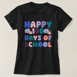 Gelukkig 100 dagen school  t-shirt