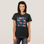 Gelukkig 100 dagen school t-shirt (Voorkant volledig)