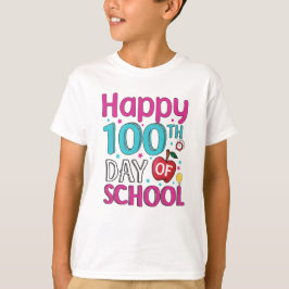 Gelukkig 100 dagen school t-shirt