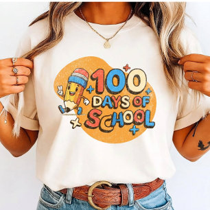 Gelukkig 100 dagen schoolviering voor studenten Tri-Blend shirt