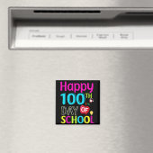 Gelukkig-100-ste-dag-van-school Magneet (Insitu (Vaatwasser))