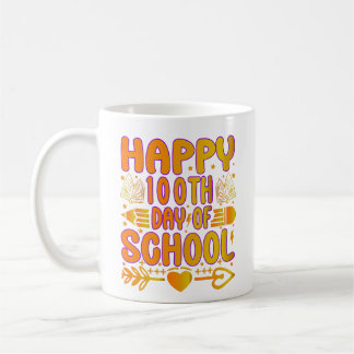 Gelukkig 100e schooldag koffiemok