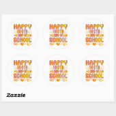 Gelukkig 100e schooldag sticker 100 dagen slim (Vel)
