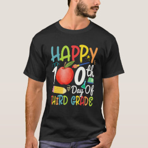 Gelukkig 100ste dag van het derde leerjaar Kleding T-shirt