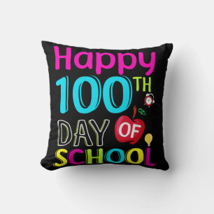Gelukkig-100ste-dag-van-school Kussen