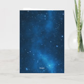 Gelukkig 100ste verjaardagsfeest Blauw Goud Kaart (Achterkant)