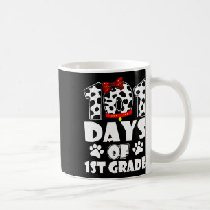 Gelukkig 101 dagen school 1e klas hond 100 dagen s koffiemok