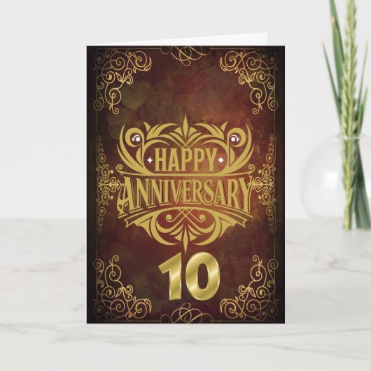Gelukkig 10-jarig jubileum (Voorkant)