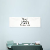 Gelukkig 10-jarig jubileum 2.5x8 vinyl banner (Beurs)