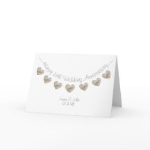 Gelukkig 13-jarig huwelijksjubileum kant hartenvla