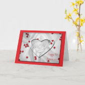 Gelukkig 1-jarig jubileumkaart kaart (Gele Bloem)