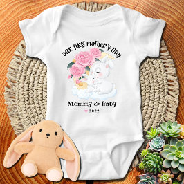 Gelukkig 1e Moederdag Baby Body Romper