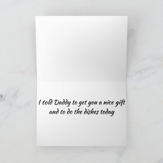 GELUKKIG **1e MOEDERDAG MAMA** Feestdagen Kaart (Binnen)