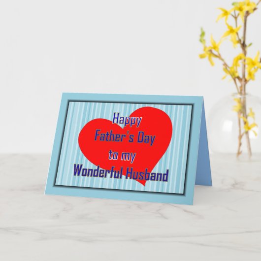 GELUKKIG 1ST VADERDAG AAN ECHTGENOOT VAN VROUW - KAART (Gele Bloem)