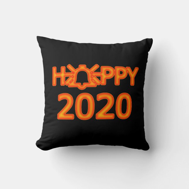 Gelukkig 2020 kussen (Voorkant)