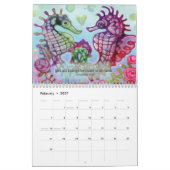 Gelukkig 2021! Wees blij. Doe Kunst. Kalender (Feb 2027)