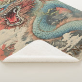 Gelukkig 2024 Jaar Dragon No4 Sherpa Deken (3/4)