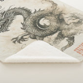 Gelukkig 2024 Jaar van Dragon  Schets No1 Sherpa Deken (3/4)