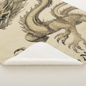 Gelukkig 2024 Jaar van Dragon  Schets No2 Sherpa Deken (3/4)