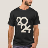 Gelukkig 2024 Nieuwjaar Eve Feestartikelen 2024 Ge T-shirt (Voorkant)