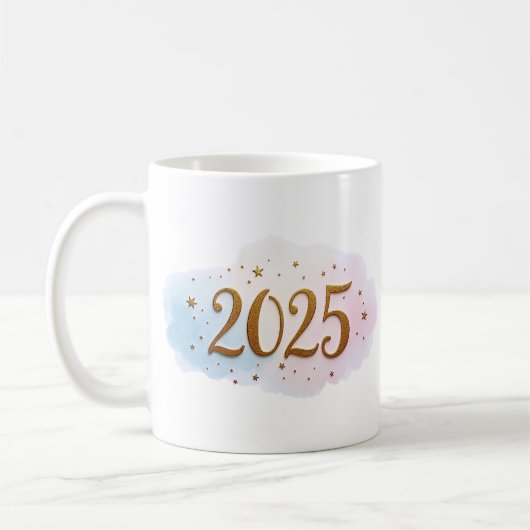 Gelukkig 2025 koffiemok (Links)