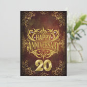 Gelukkig 20-jarig jubileum (Staand voorkant)